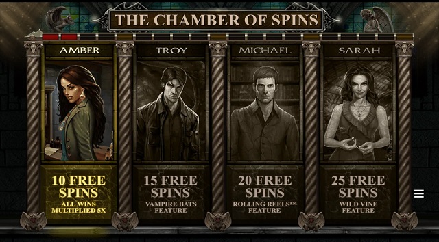 immortal romance free spins