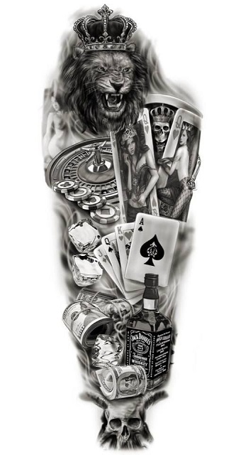 Vintage Monochrome Gambling Emblems Stock Illustration  Download Image Now   Tattoo Dice Gambling  iStock