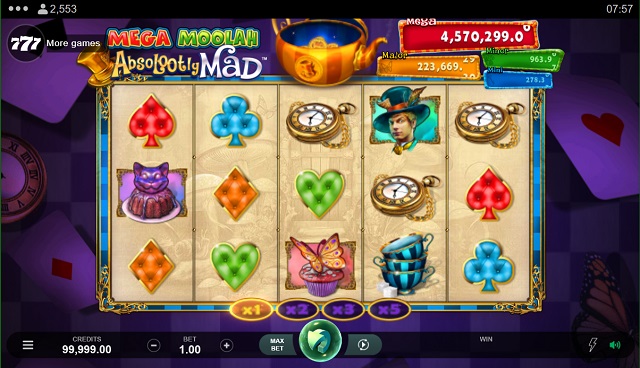 mega moolah slot progressive jackpot absolootly mad