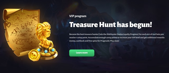 slot hunter treasure hunt promotion