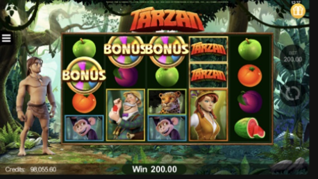 tarzan slot bonus