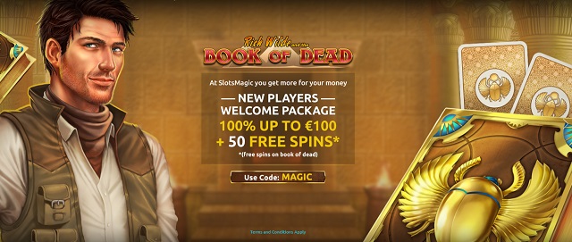 slots magic casino welcome bonus and code