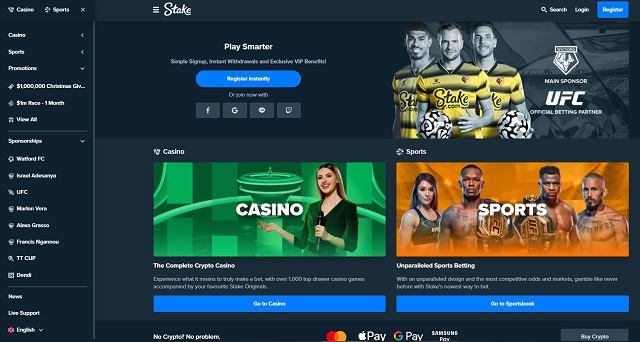 stake casino home page welcome bonus