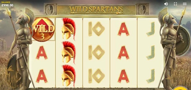 wild spartans slot red tiger gaming